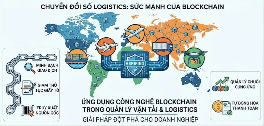 Blockchain trong lĩnh vực vận tải