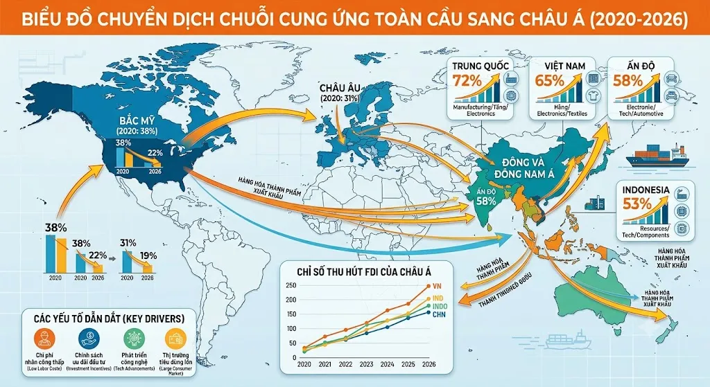Biểu đồ chuỗi dịch chuyển cung ứng