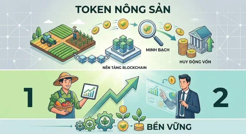 Token hóa nông sản trên nền tảng blockchain