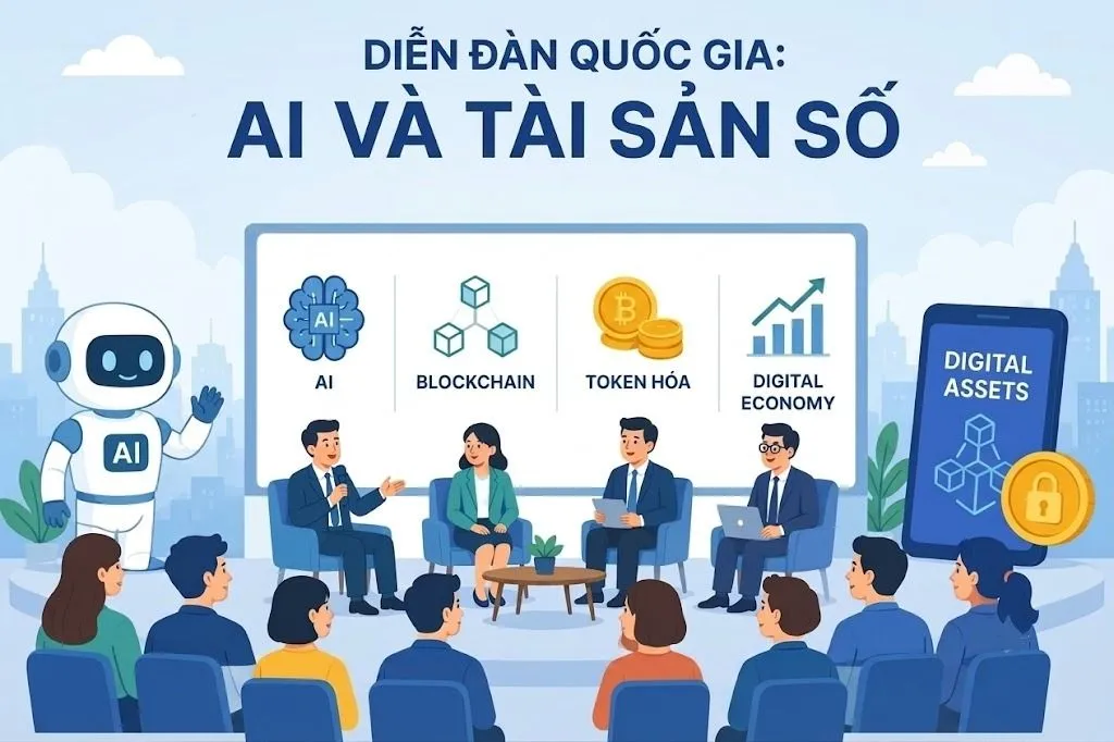 AI và Tài sản số trở thành tâm điểm tại diễn đàn công nghệ quốc gia